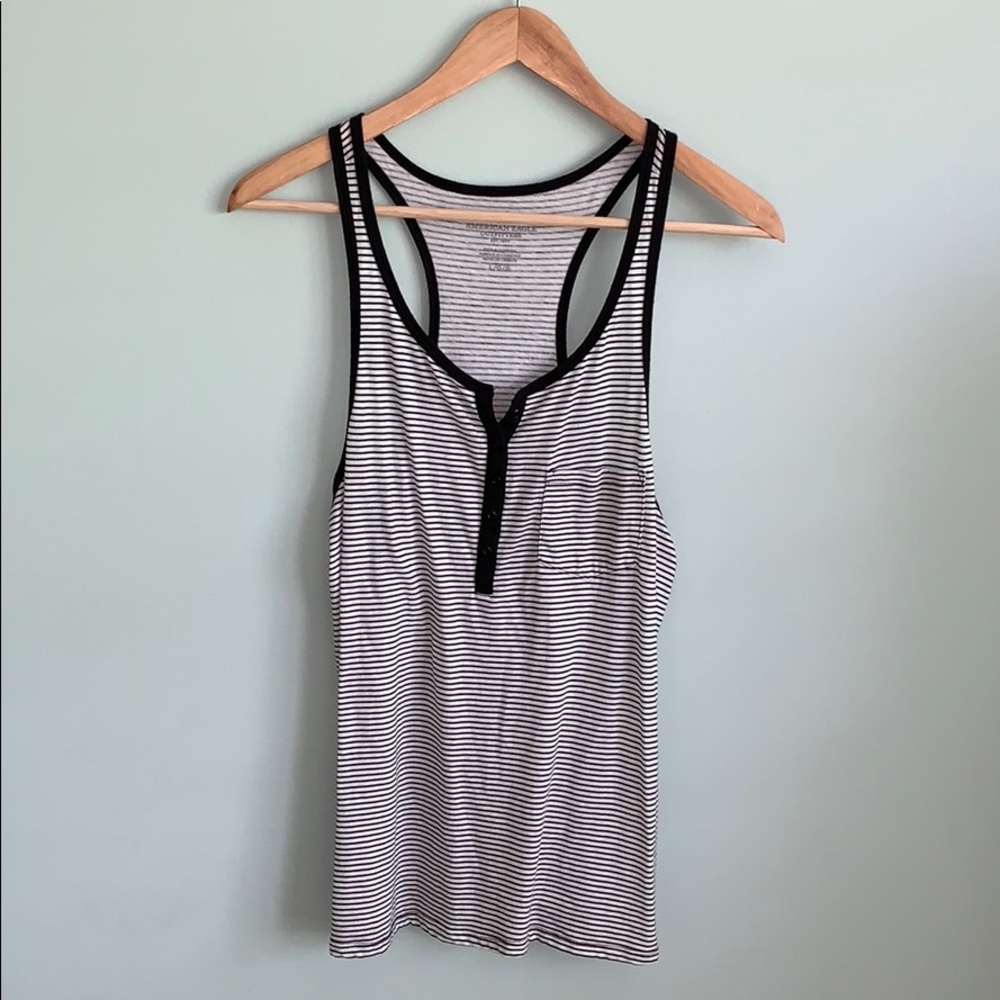 American Eagle Striped Tank Top